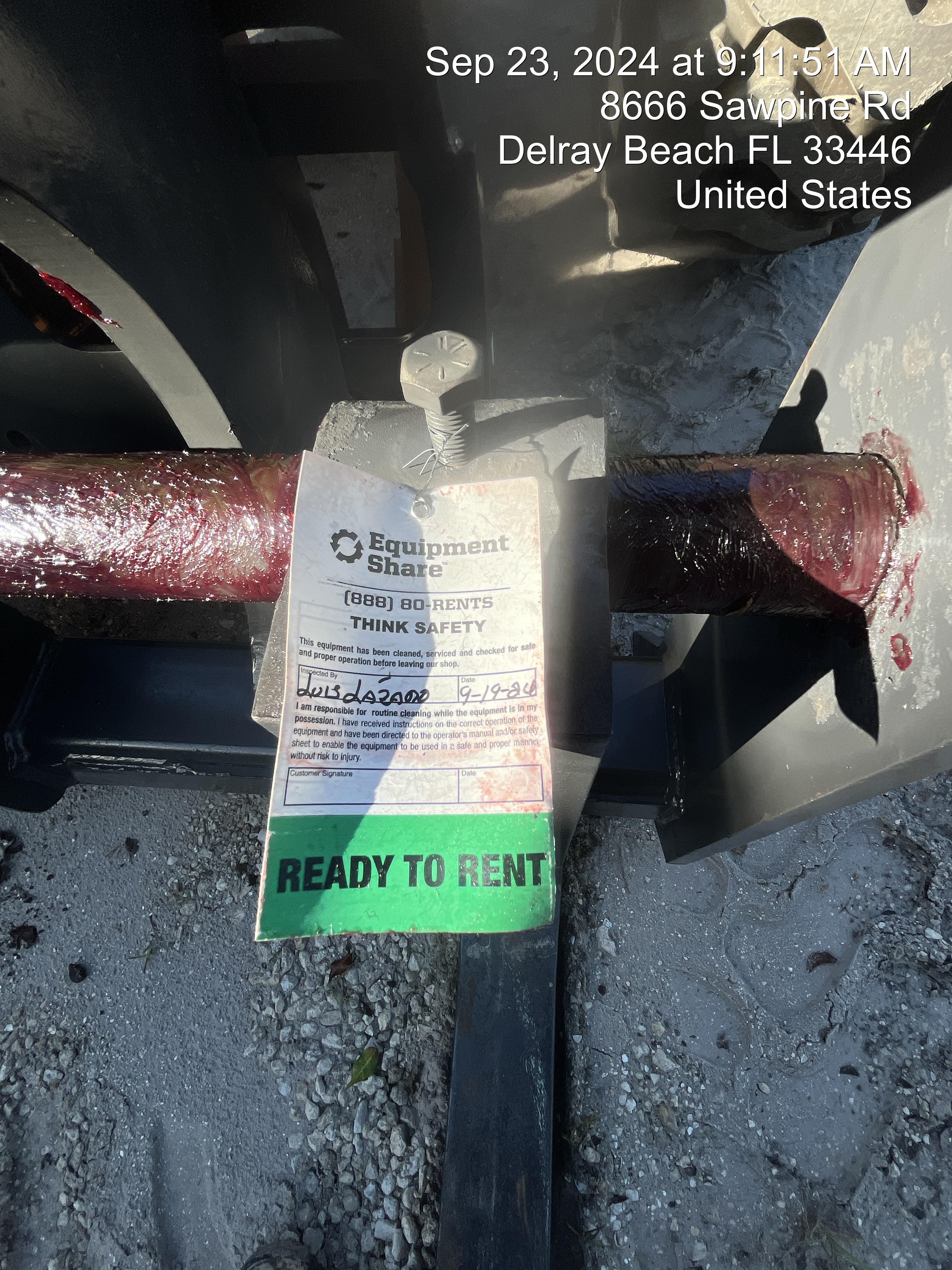 2014 WERK-BRAU 96" Loader Fork Carriage - Werk-Brau