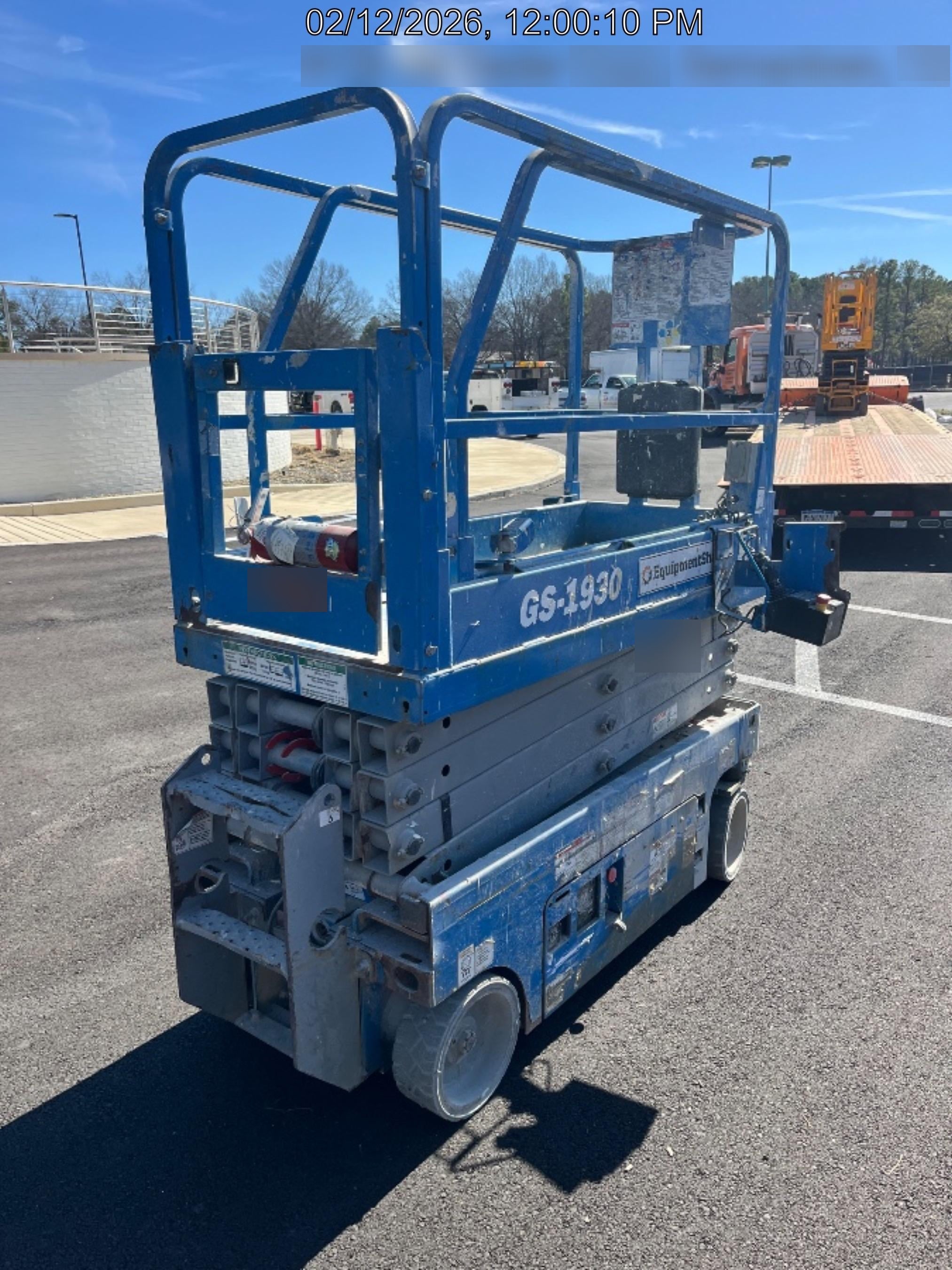 2020 Genie GS-1930 Solid Non Marking Tires, Beacon, Folding rails with half height swing gate
