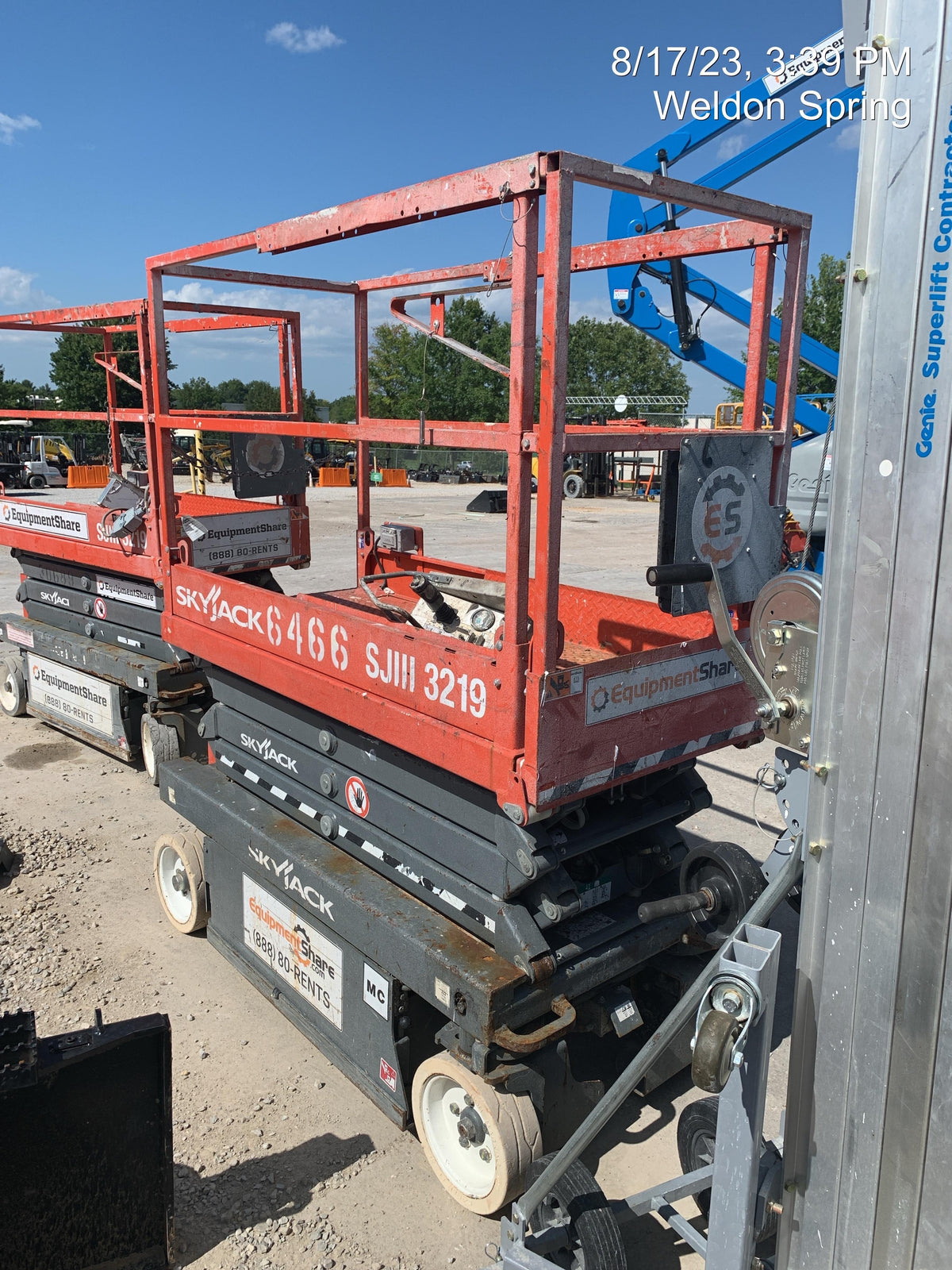 2017 Skyjack SJIII-3219 Skyjack SJ3219, Extended Warranty 5yr/5k hr