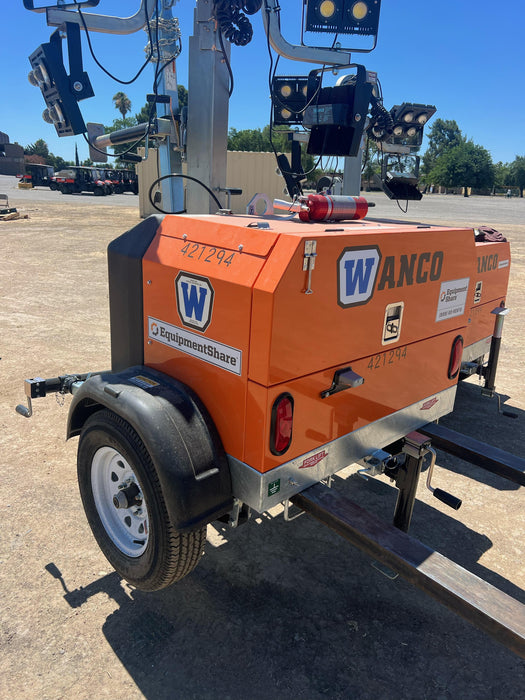 2024 Wanco WLTT-4MM4K Diesel, Deep Sea Controller, Shore Power Plug, Auto Start, (4) 350W LED Floodlights, 4kW Generator, 60 Gal Fuel Tank, 2" Ball, T3
