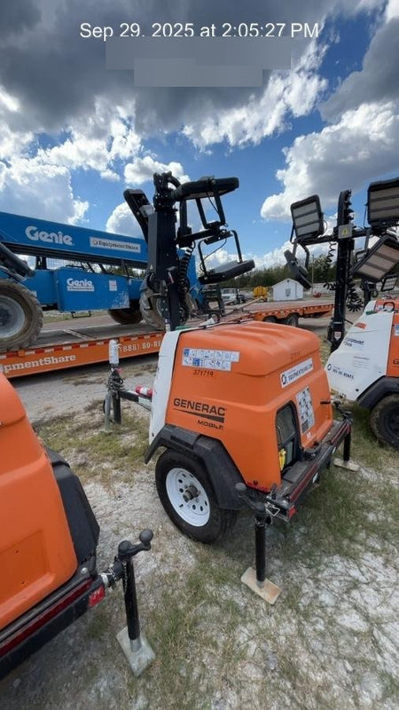 2023 Generac MLT2 Diesel, Flex Switch 120V Input, Powerzone Controller, 
(4) 320W LED Lights, 4kW Generator, 39.9 Gal Fuel Tank, 2" Ball, T3