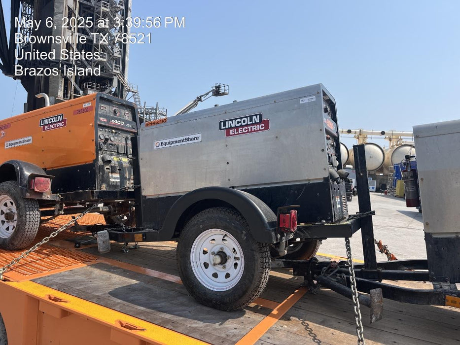 2025 Lincoln Electric LE400 Diesel, Kubota V1505, 22 HP, Trlr, Cable Rack, Light Kit, ES Decals, T3