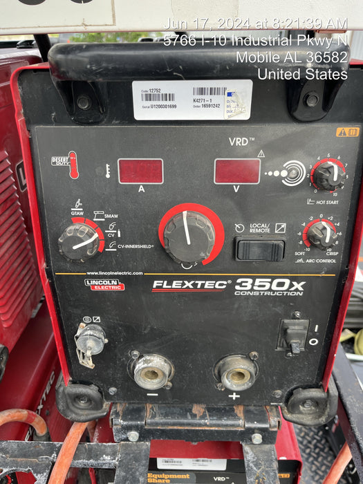 2020 LINCOLN ELECTRIC FLEXTEC 350X