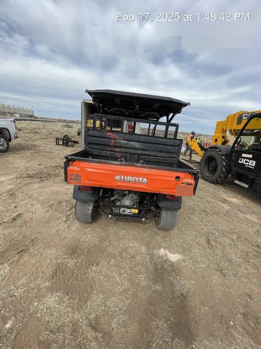 Kubota RTV-X1140W-H 4wd Utility Cart, LED Strobe, Windshield Tempered Glass, Pastic Canopy, Wire Harness Kit, Backup Alarm