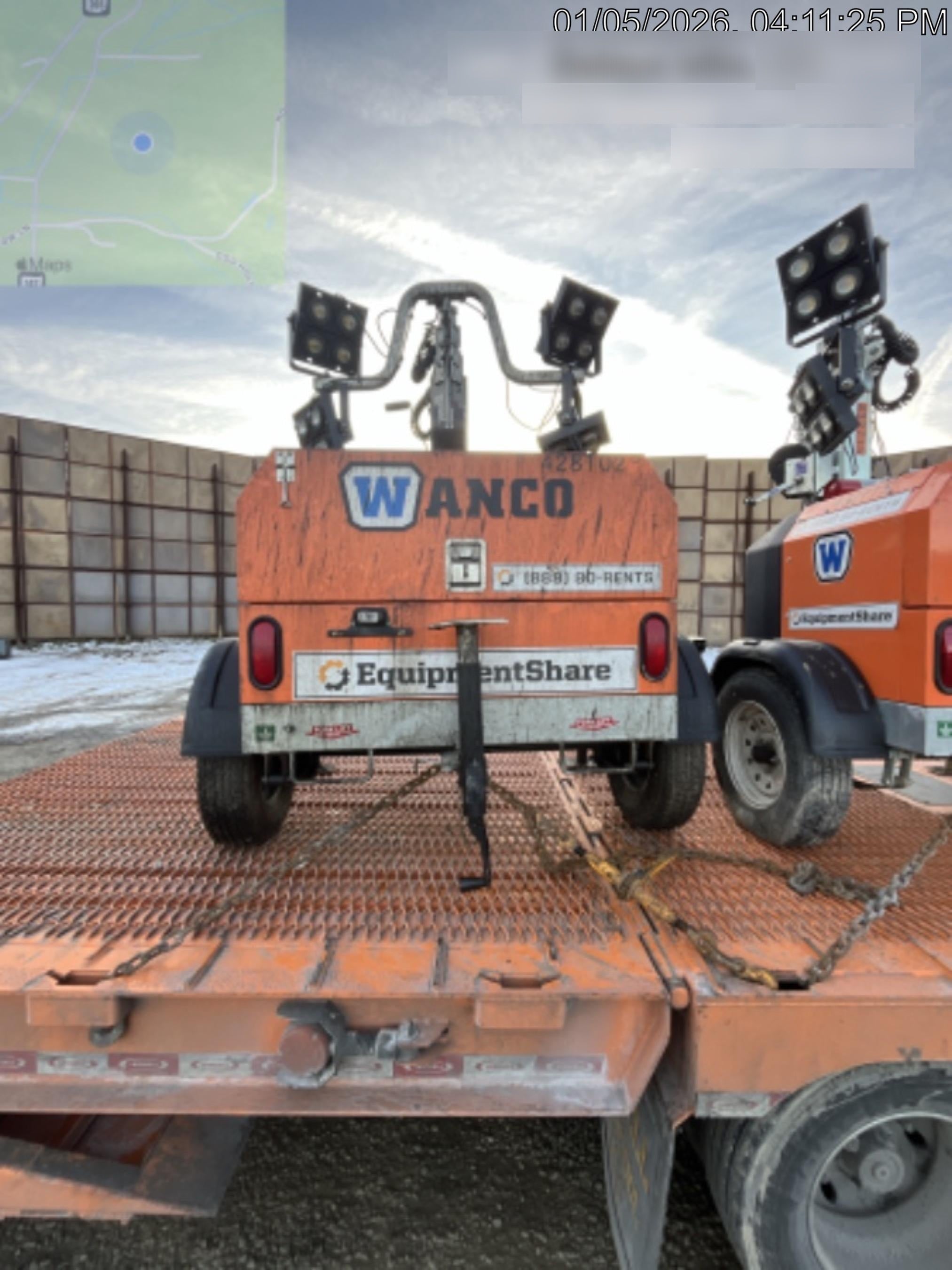 2024 Wanco WLTT-4MM4K Diesel, Deep Sea Controller, Shore Power Plug, Auto Start, (4) 350W LED Floodlights, 4kW Generator, 60 Gal Fuel Tank, 2" Ball, T3
