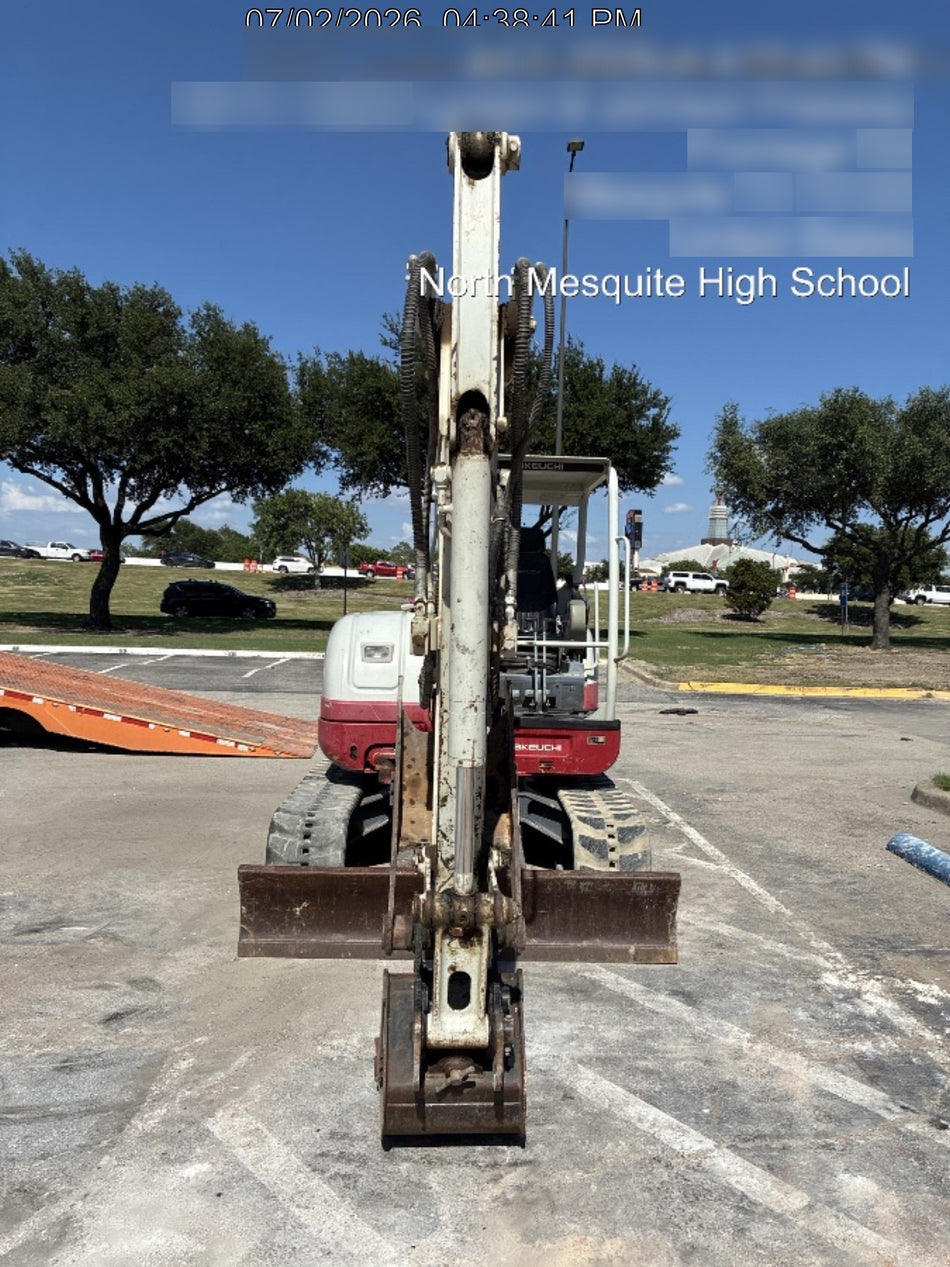 2019 Takeuchi TB260 Takeuchi TB260 Canopy w/Rubber Tracks, Auxiliary Hydraulics, Standard Blade, Manual QC