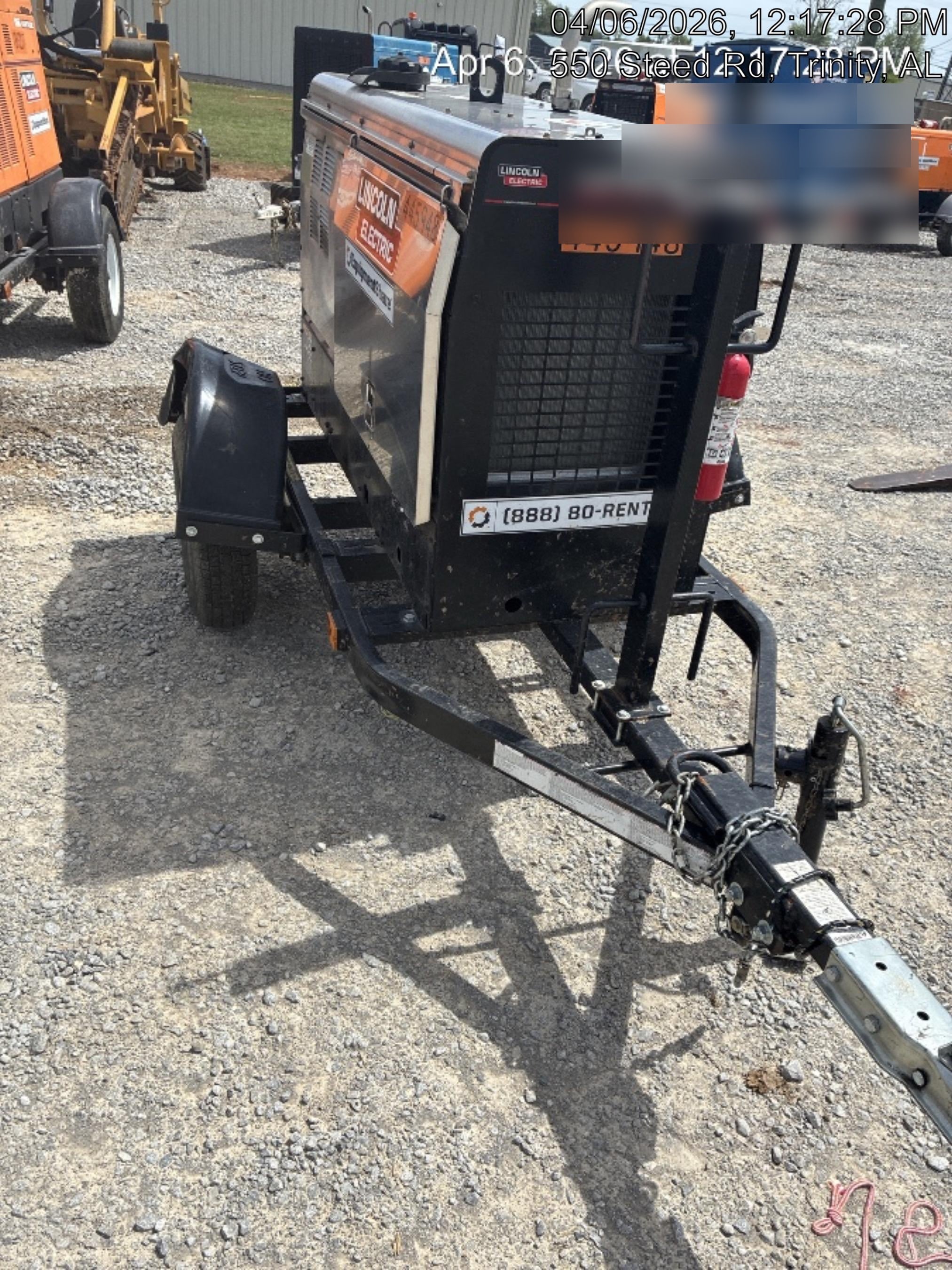 2024 Lincoln Electric LE400 Kubota V1505, Trlr, Cable Rack, Light Kit, ES Decals, T3