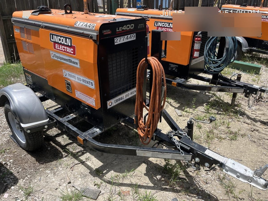 2022 Lincoln Electric LE400 Kubota V1505, Trlr, Cable Rack, Light Kit, ES Decals, T3