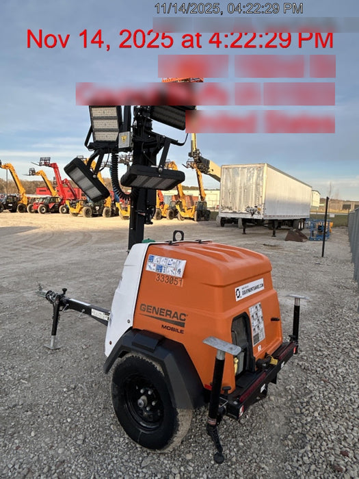 2023 Generac MLT2 Diesel, Flex Switch 120V Input, Powerzone Controller, (4) 320W LED Lights, 4kW Generator, 39.9 Gal Fuel Tank, 2" Ball, T3