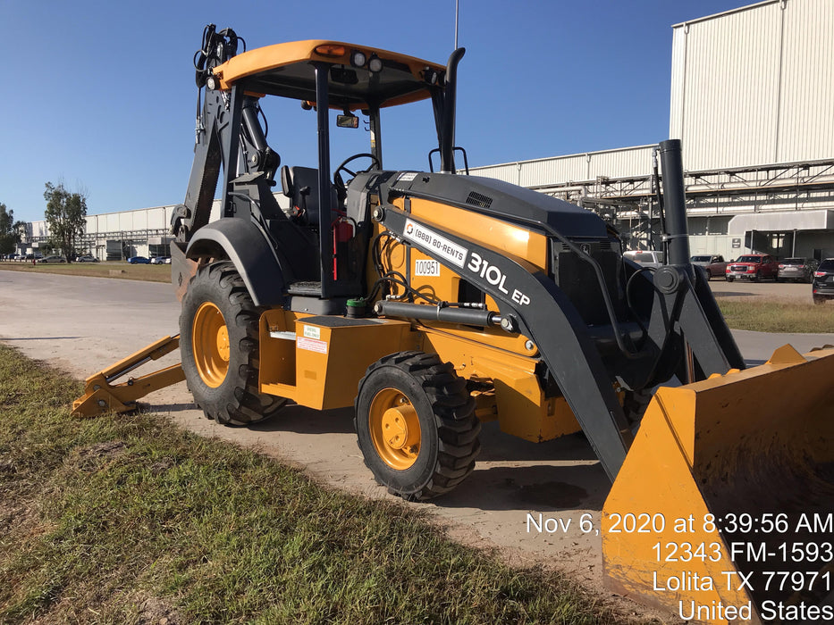 2020 John Deere 310LEP - Extendable Stick Canopy, 4WD, Extendable Stick, Pilot Controls, 2 Way Hydraulics, TAG Manual QC