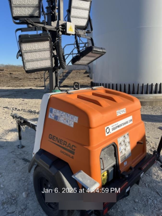 2024 Generac MLT2 Diesel, Flex Switch 120V Input, Powerzone Controller, 
(4) 320W LED Lights, 4kW Generator, 39.9 Gal Fuel Tank, 2" Ball, T3