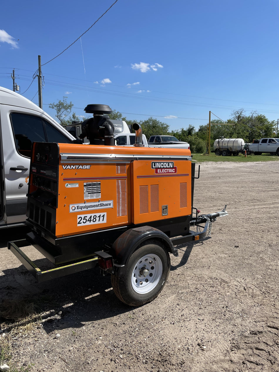 2022 Lincoln Electric Vantage 549X Crosslink Technology, Trailer Mounted