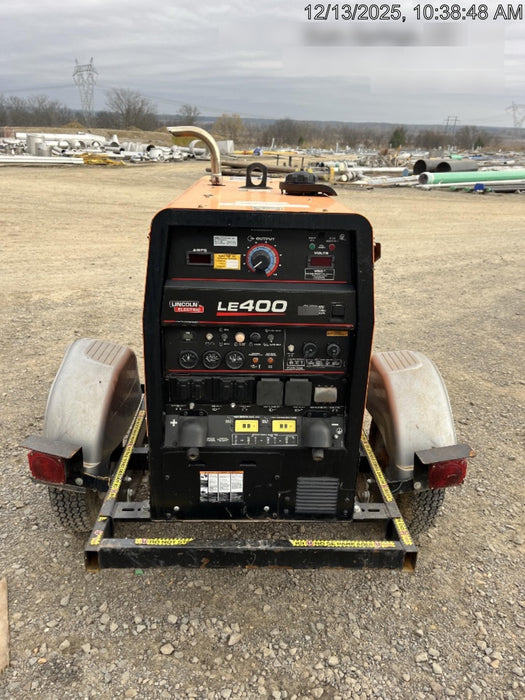 2022 Lincoln Electric LE400 Kubota V1505, Trlr, Cable Rack, Light Kit, ES Decals, T3