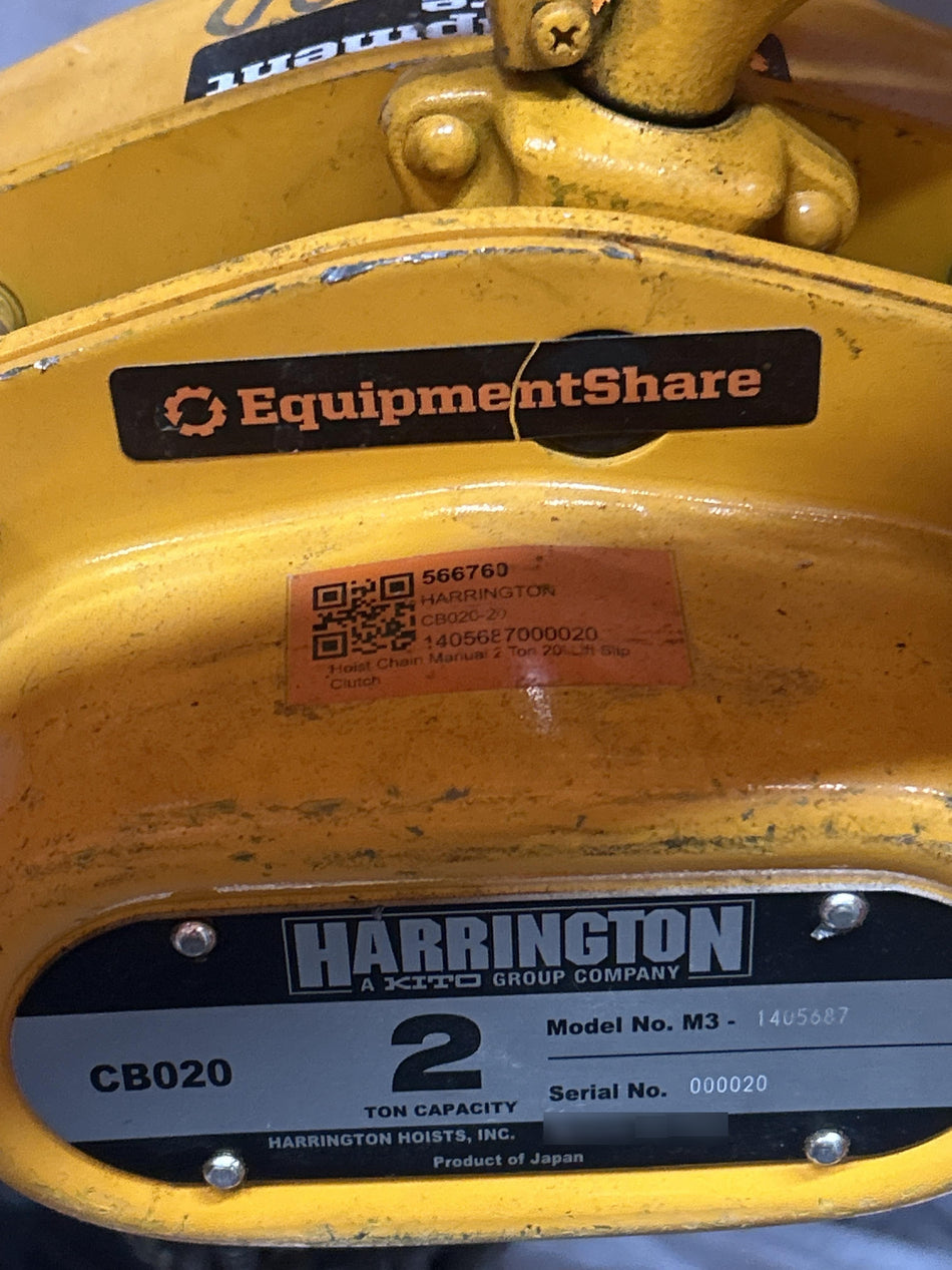 2025 HARRINGTON CB020-20