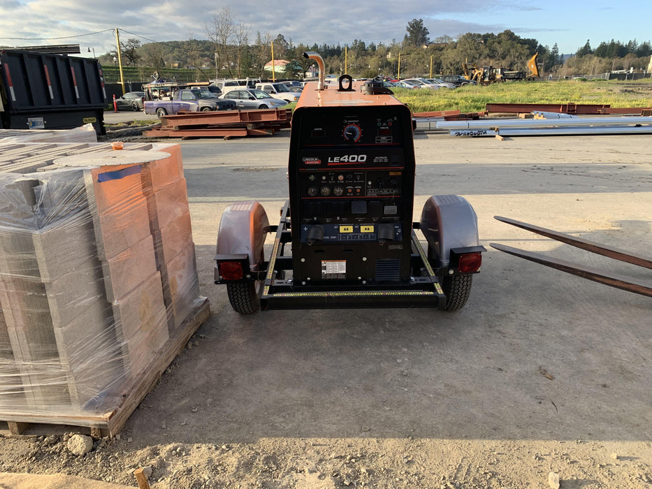 2022 Lincoln Electric LE400 Kubota V1505, Trlr, Cable Rack, Light Kit, ES Decals, T3