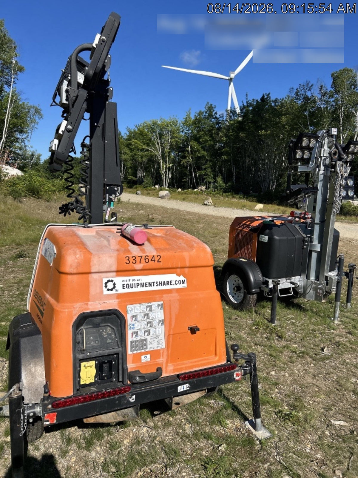 2023 Generac MLT2 Diesel, Flex Switch 120V Input, Powerzone Controller, (4) 320W LED Lights, 4kW Generator, 39.9 Gal Fuel Tank, 2" Ball, T3