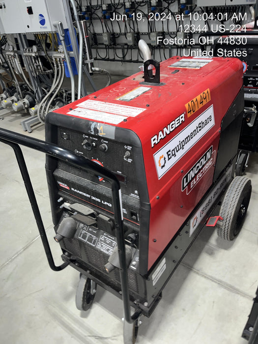 2024 Lincoln Electric Ranger 305 LPG Ranger 305 LPG, Undercarriage, Tank Holder & Strap, 10kw AC Gen, 25hp Kohler LPG Eng