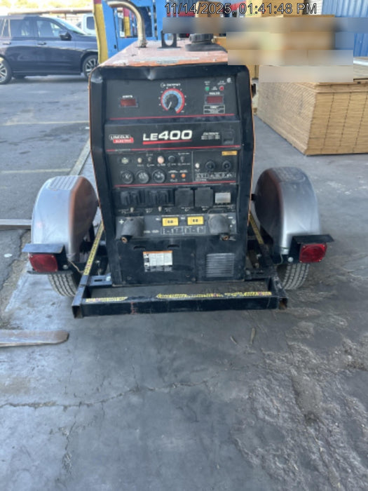 2022 Lincoln Electric LE400 Kubota V1505, Trlr, Cable Rack, Light Kit, ES Decals, T3