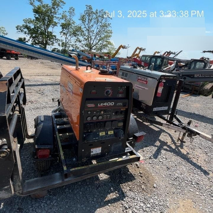 2022 Lincoln Electric LE400 Kubota V1505, Trlr, Cable Rack, Light Kit, ES Decals, T3