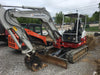 2019 Takeuchi TB260 Takeuchi TB260 Canopy w/Rubber Tracks, Auxiliary Hydraulics, Standard Blade, Manual QC, 12 / 18 / 24" Buckets, Hydraulic Thumb Installed