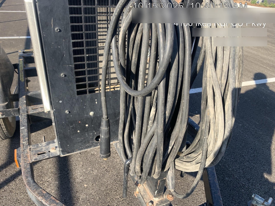 2019 Lincoln Electric Vantage 322 Welder Ready-Pak 3, Two wheel trailer, Fender and Light kit, Cable Rack