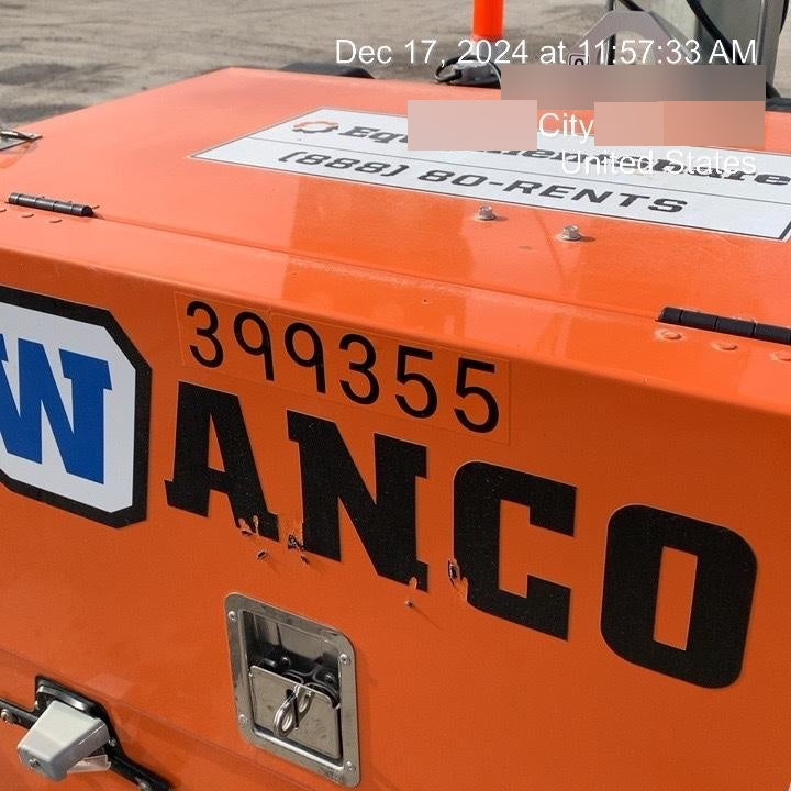 2024 Wanco WLTT-4MM4K Diesel, Deep Sea Controller, Shore Power Plug, Auto Start, (4) 350W LED Floodlights, 4kW Generator, 60 Gal Fuel Tank, 2" Ball, T3
