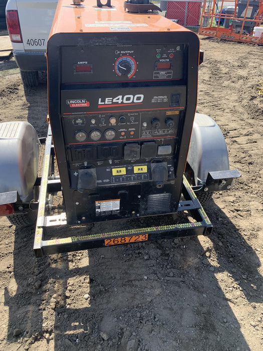 2022 Lincoln Electric LE400 Kubota V1505, Trlr, Cable Rack, Light Kit, ES Decals, T3