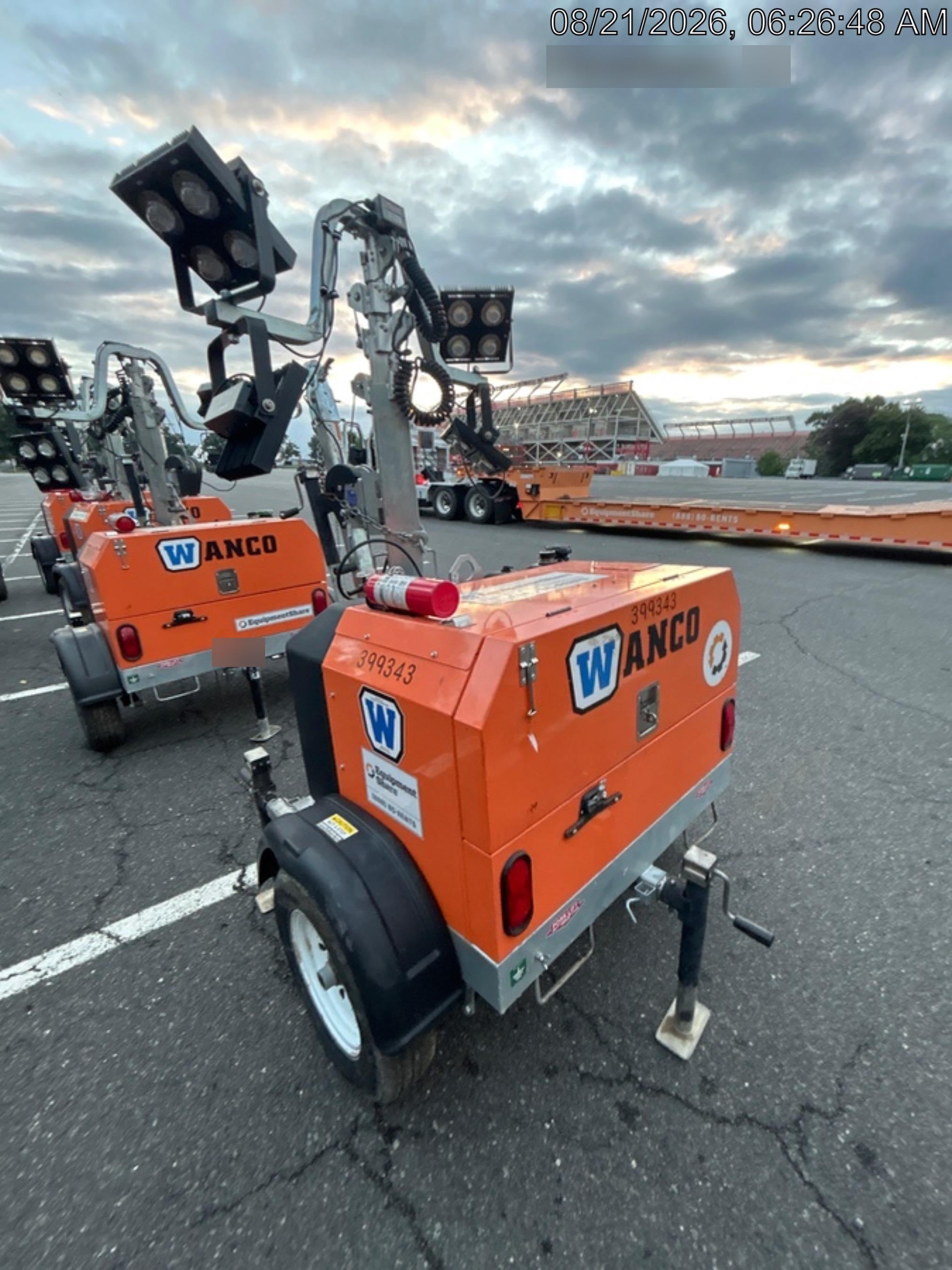 2024 Wanco WLTT-4MM4K Diesel, Deep Sea Controller, Shore Power Plug, Auto Start, (4) 350W LED Floodlights, 4kW Generator, 60 Gal Fuel Tank, 2" Ball, T3