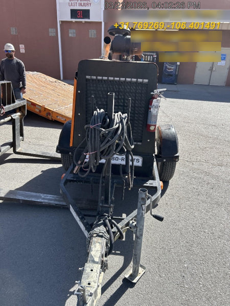 2021 Lincoln Electric Vantage 549X Ready Pak 3, ORANGE (includes trailer, cable rack, fender light kit)