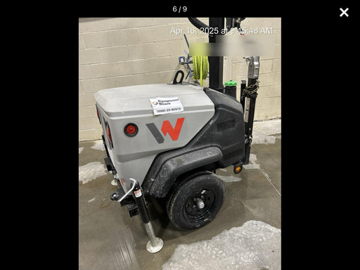 2024 Wacker Neuson LTT4 Diesel, Kohler KDW702, Deep Sea Controller, Auto Start, LED 320W, Bypass Outlet, T3