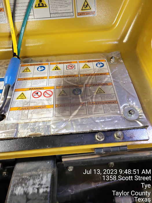 2022 Allmand NLV3GR (4) LED Light Fixture 350W, 23' Vertical Mast, 3kW Prime, Towable, Deep Sea L401, Leveling Jacks, Yanmar T4F 5.8hp