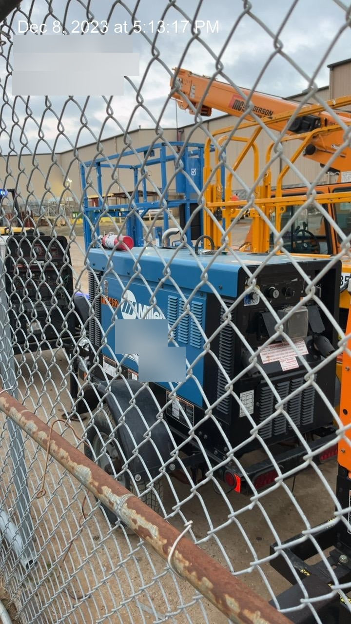 2020 Miller Electric BIG BLUE 400 Trailer Mounted Welder