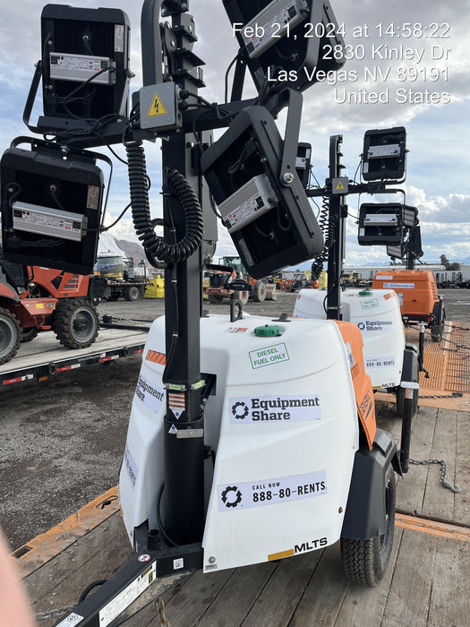 2023 Generac MLT2 Diesel, Flex Switch 120V Input, Powerzone Controller, 
(4) 320W LED Lights, 4kW Generator, 39.9 Gal Fuel Tank, 2" Ball, T3