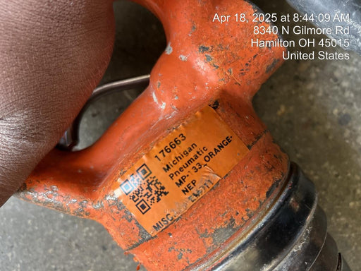 2021 MICHIGAN PNEUMATIC MP-133-ORANGE-NEP