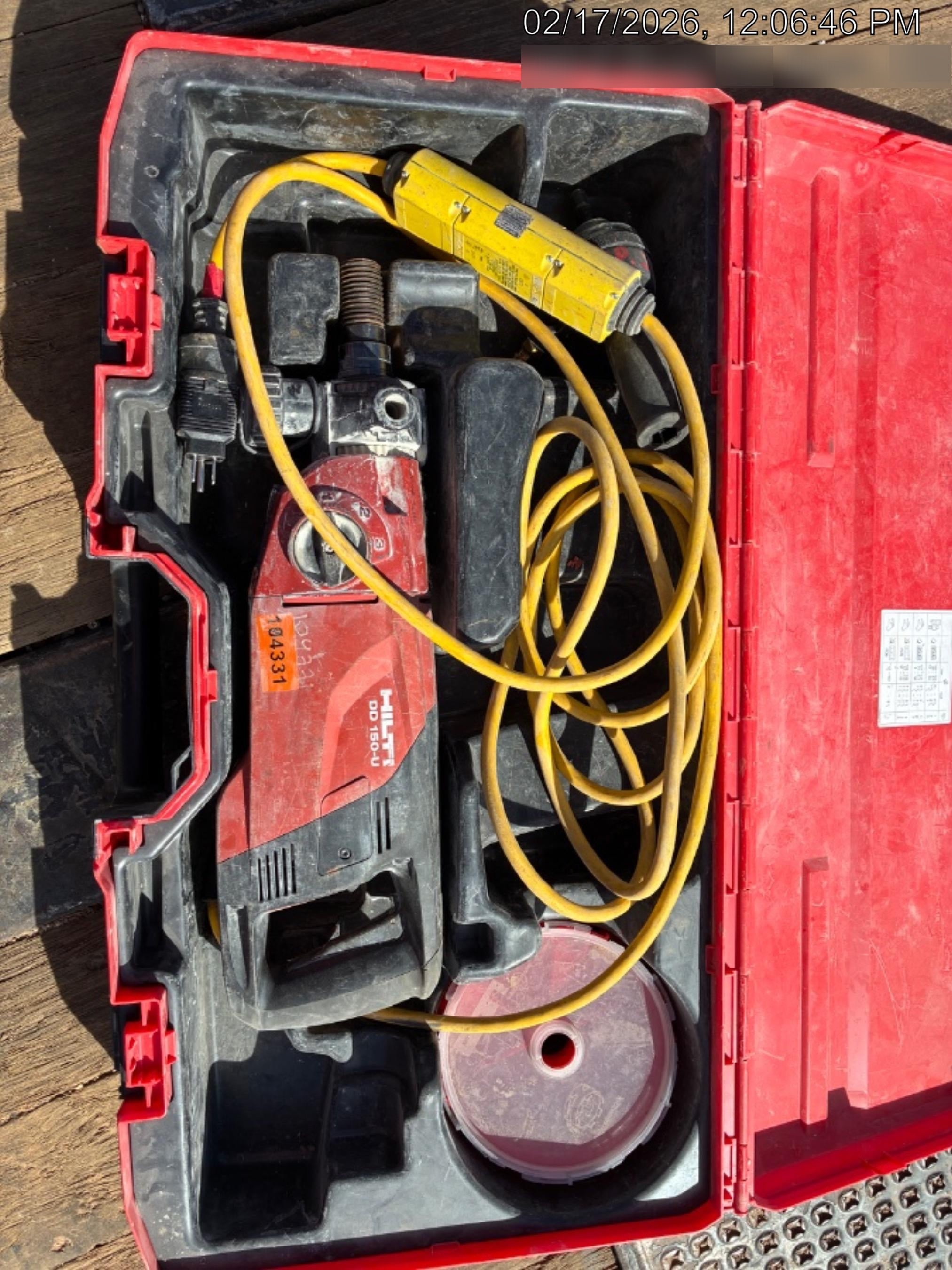 2020 HILTI DD 150-U