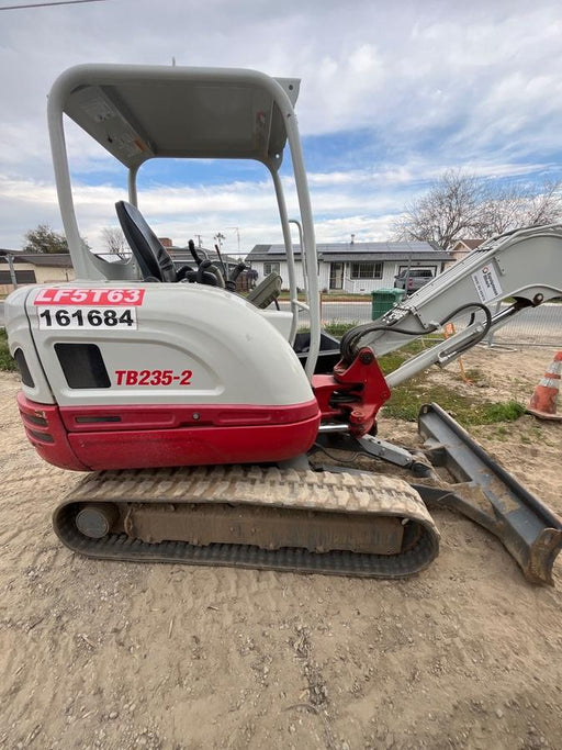 2021 Takeuchi TB235-2R Canopy, Rubber Tracks, Manual QC