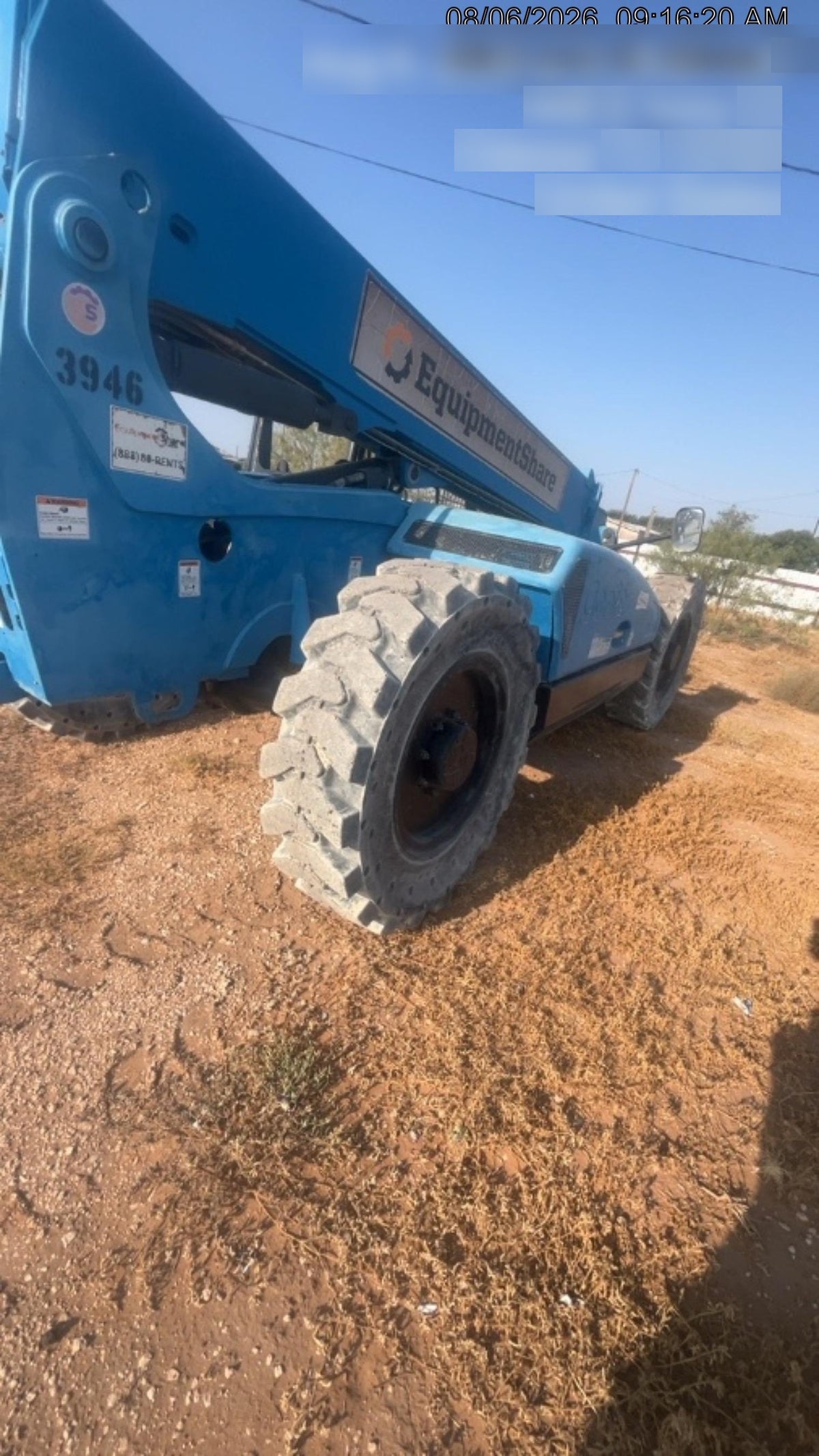 2017 Genie GTH-636 Genie GTH636, Foam Filled Tires, 48" carriage