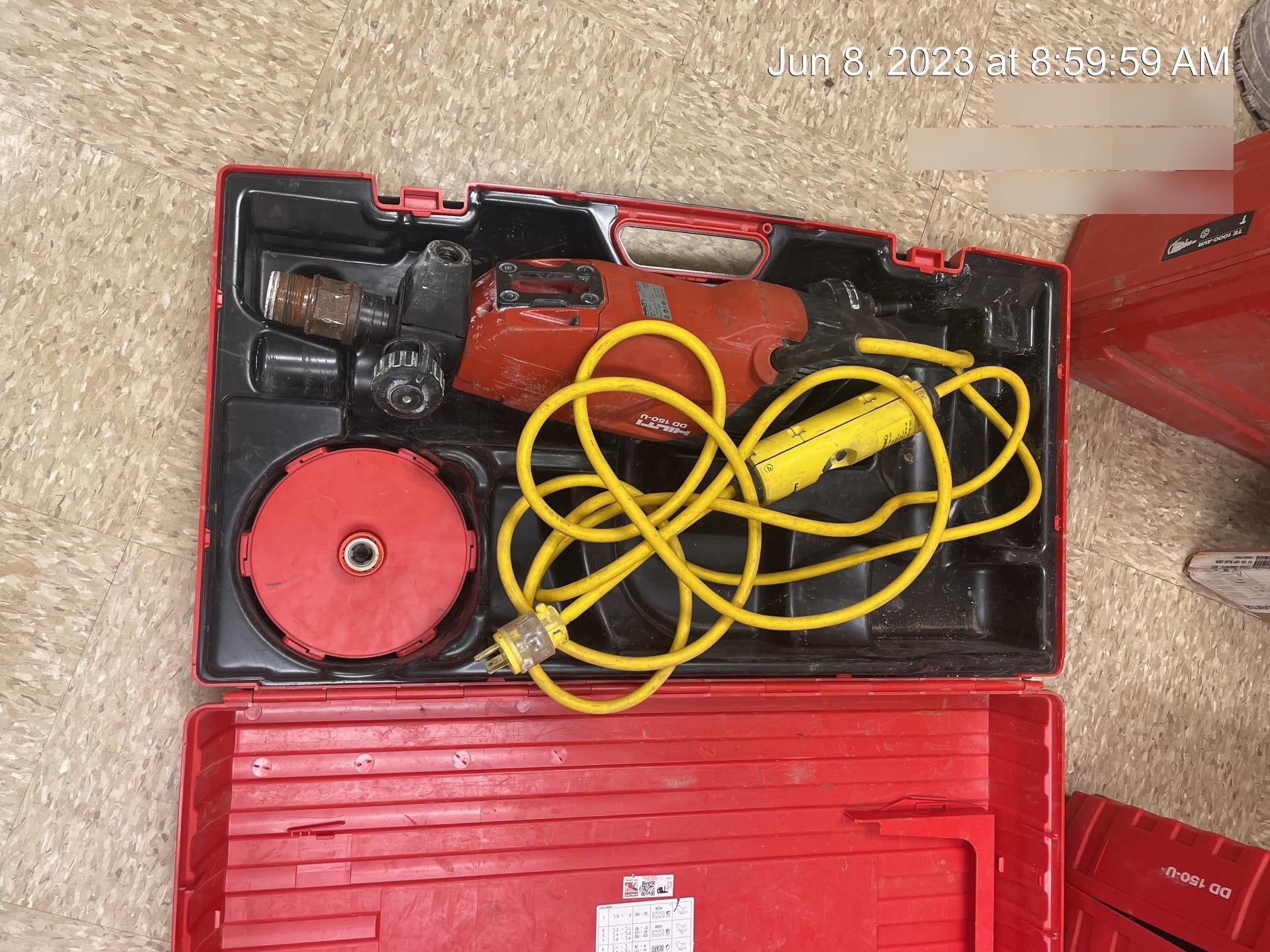2019 HILTI DD 150-U