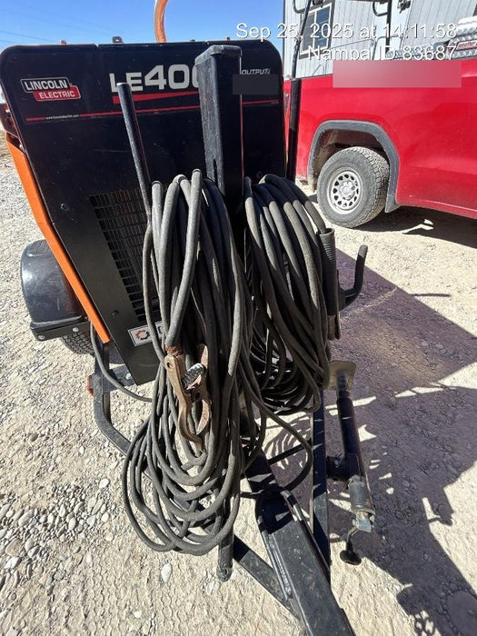 2023 Lincoln Electric LE400 Kubota V1505, Trlr, Cable Rack, Light Kit, ES Decals, T3
