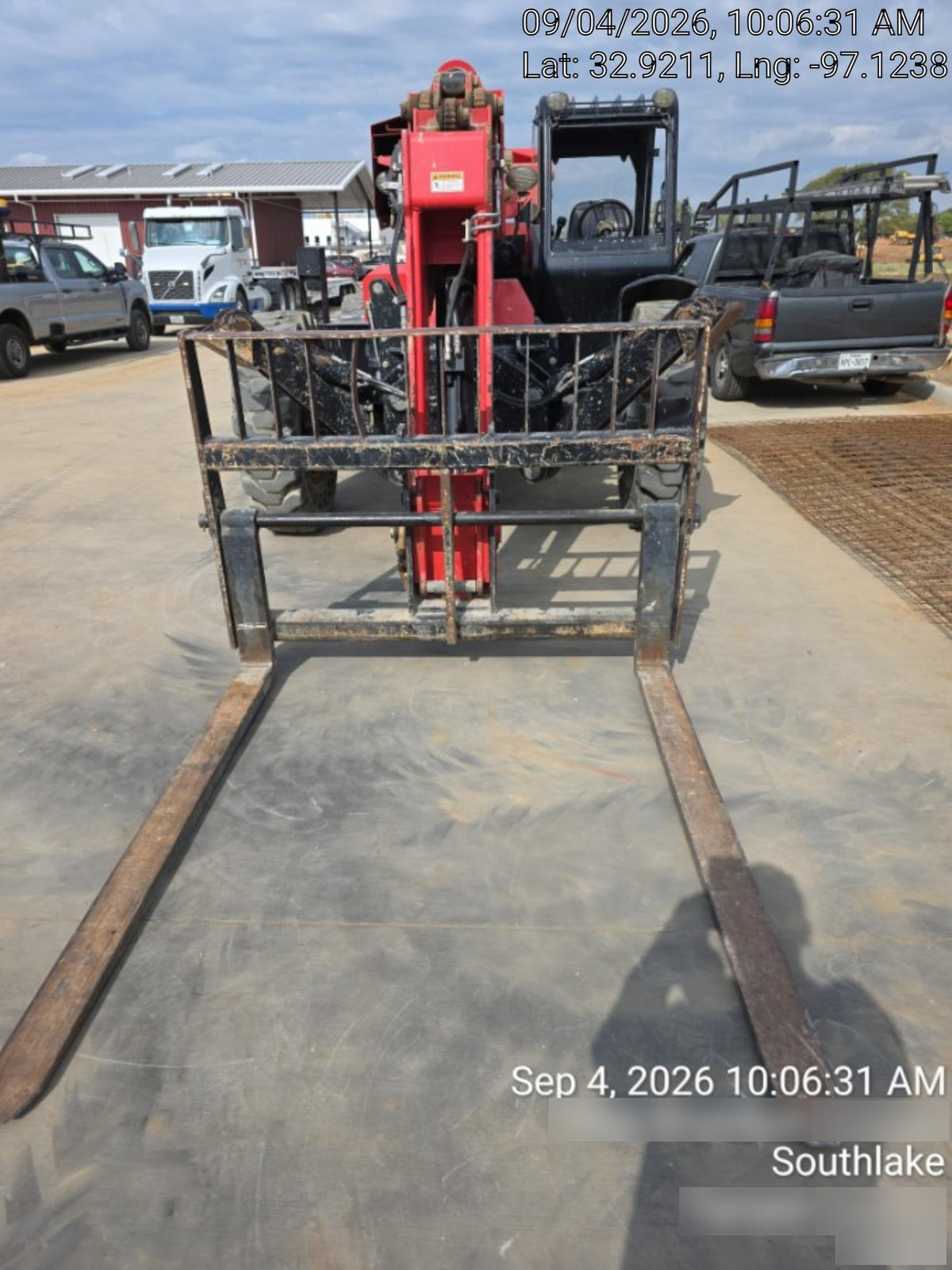 2019 Manitou MTA10055 Canopy, 120 HP, Solid Tires, Work Lights, Lift Hook, Auxiliary Hydraulics 66" Carriage and 60" Forks