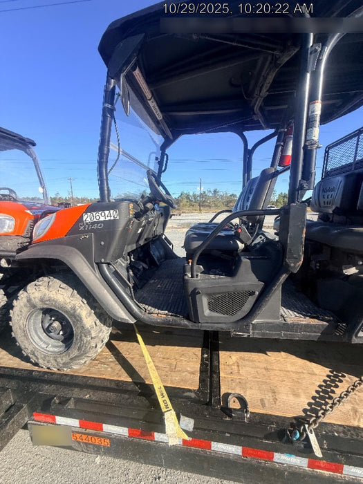 2022 Kubota RTV-X1140W-H Plastic Canopy, Windshield Acrylic Clear, LED Strobe Light, Wire Harness Kit, Back up Alarm