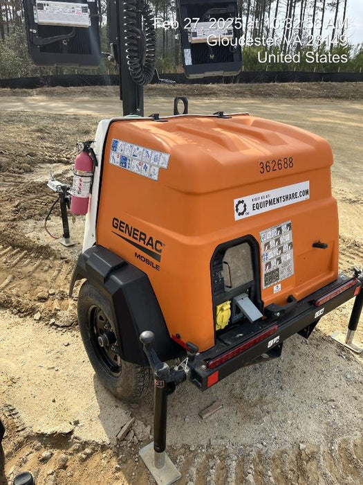 2023 Generac MLT2 Diesel, Flex Switch 120V Input, Powerzone Controller, 
(4) 320W LED Lights, 4kW Generator, 39.9 Gal Fuel Tank, 2" Ball, T3