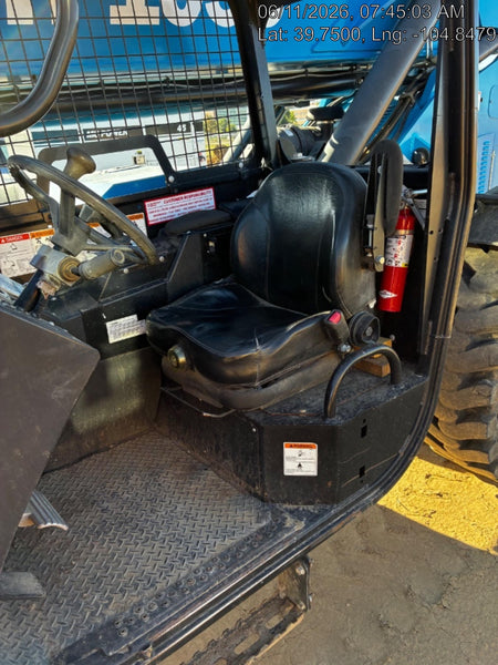 2018 Genie GTH-1056 GTH-1056 w/Open ROPS, Solid Tires, Work Lights, 60" carriage/forks, cab mesh, beacon