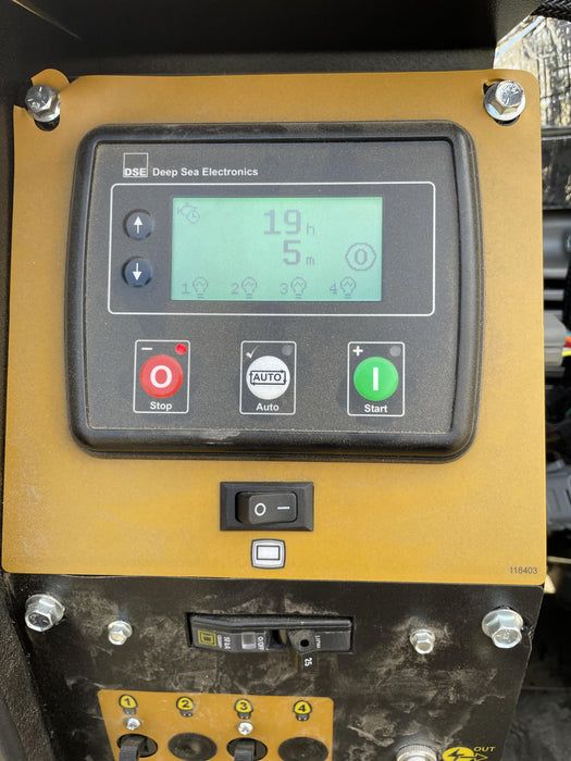 2022 Allmand NLV3GR (4) LED Light Fixture 350W, 23' Vertical Mast, 3kW Prime, Towable, Deep Sea L401, Leveling Jacks, Yanmar T4F 5.8hp