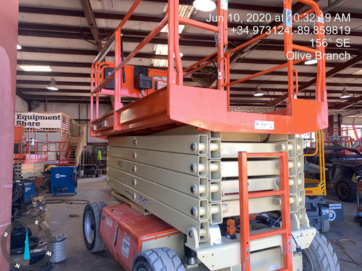 2019 JLG 4069LE Solid Non Marking Tires, Rotating Beacon