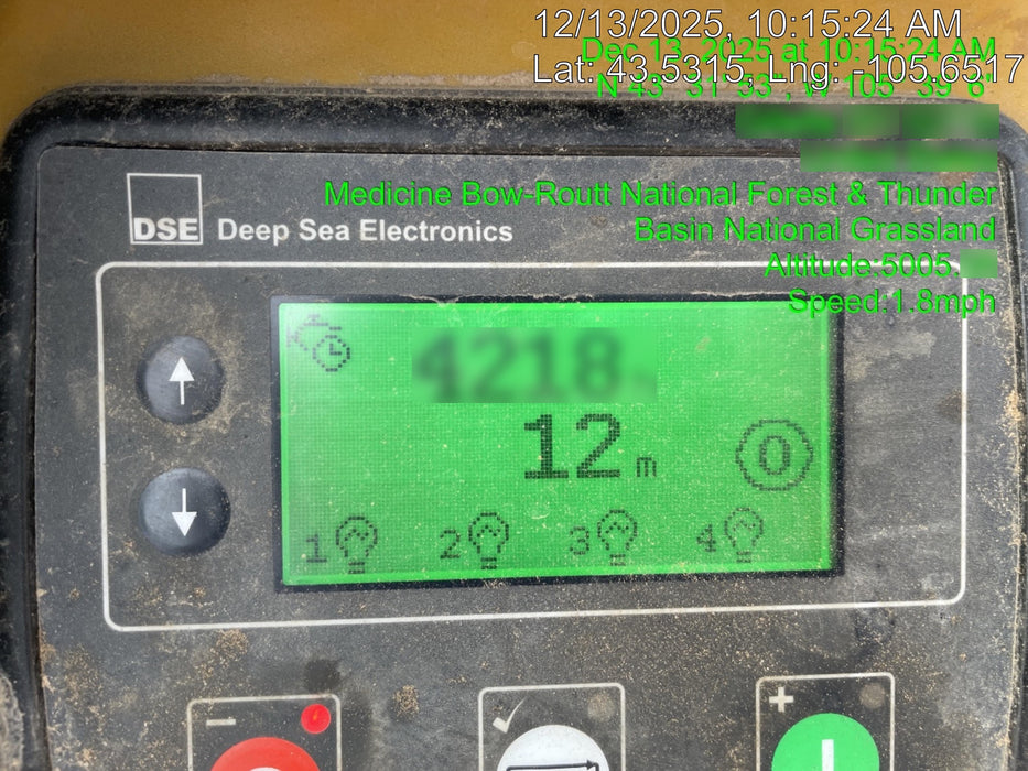 2022 Allmand NLV3GR (4) LED Light Fixture 350W, 23' Vertical Mast, 3kW Prime, Towable, ES Decals, T3