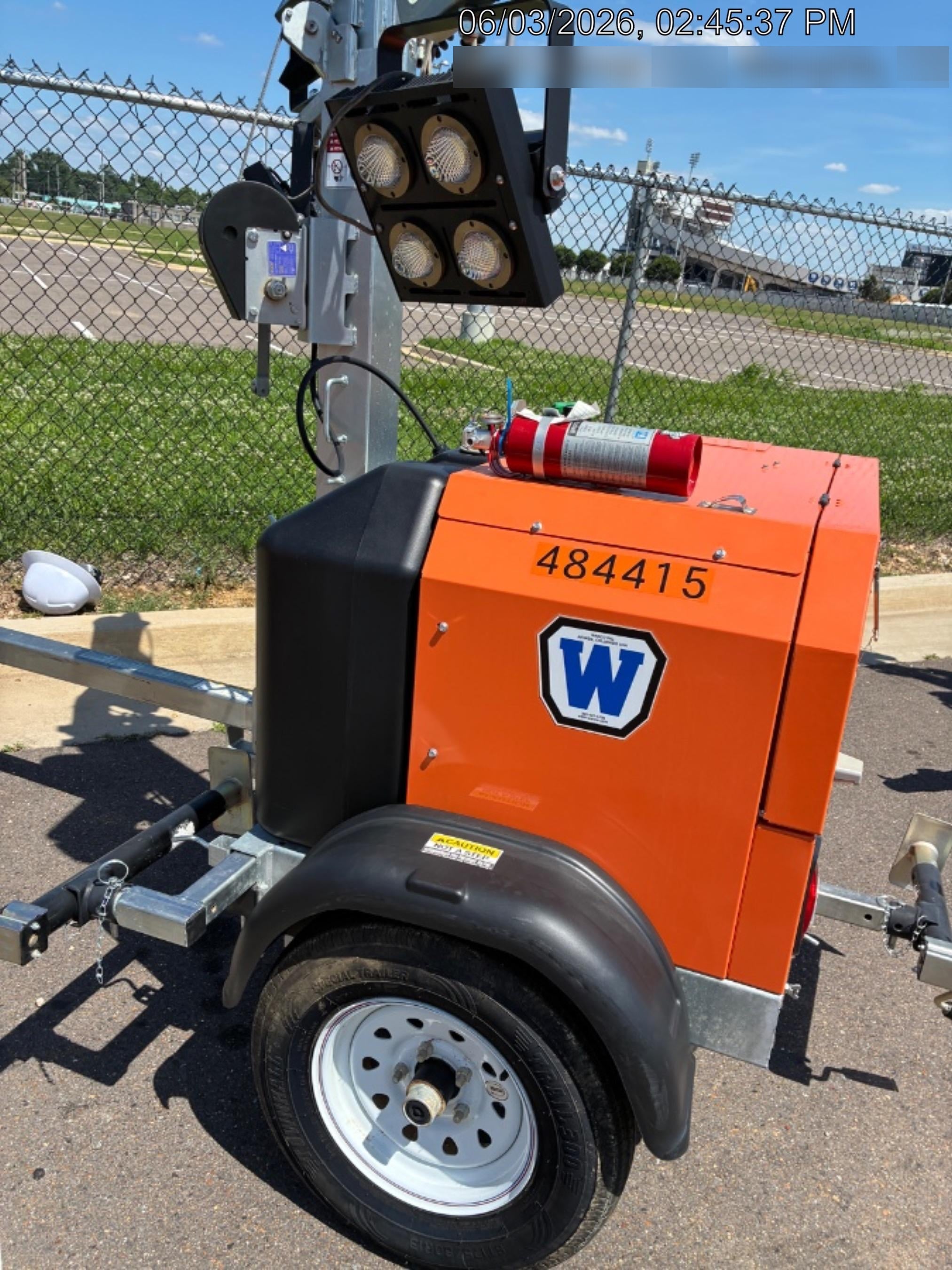 2024 Wanco WLTT-4MM4K Diesel, Mitsubishi L2E, 9.0HP @1800 rpm, Deep Sea Controller, Shore Power Plug, Auto Start, (4) 350W LED Floodlights, 4kW Generator, 60 Gal Fuel Tank, 2" Ball, T3