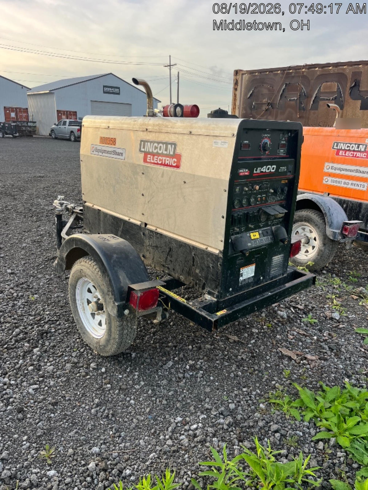 2024 Lincoln Electric LE400 Kubota V1505, Trlr, Cable Rack, Light Kit, ES Decals, T3
