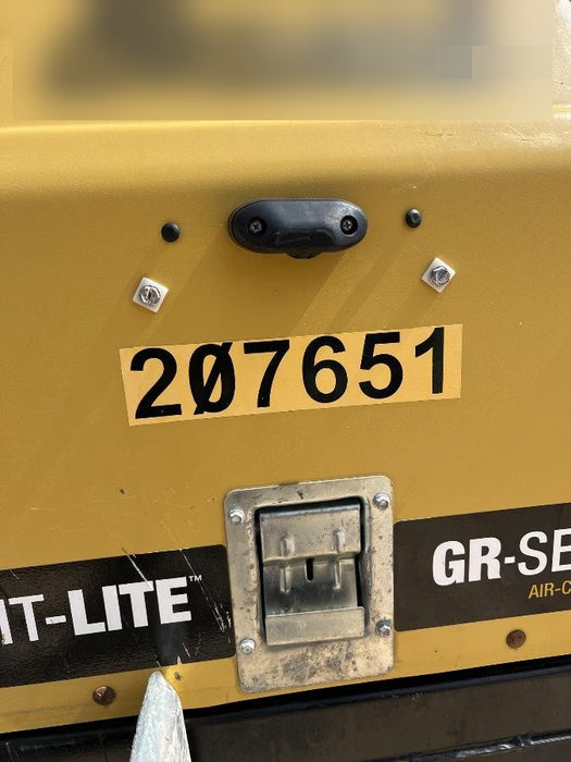 2022 Allmand NLV3GR (4) LED Light Fixture 350W, 23' Vertical Mast, 3kW Prime, Towable, Deep Sea L401, Leveling Jacks, Yanmar T4F 5.8hp