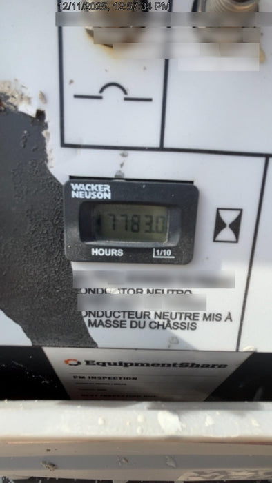 2019 Wacker Neuson LTV6L-MH Wacker Neuson LTV6L Mobile Light Tower w/Fuel Level Sensor Installed